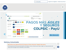 Tablet Screenshot of colpsic.org.co